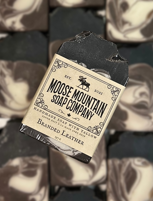 Branded Leather Soap Bar